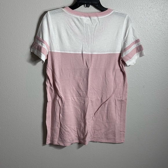 PINK Victoria’s Secret Women White/Pink Top Shirt Size Small. - Picture 4 of 6